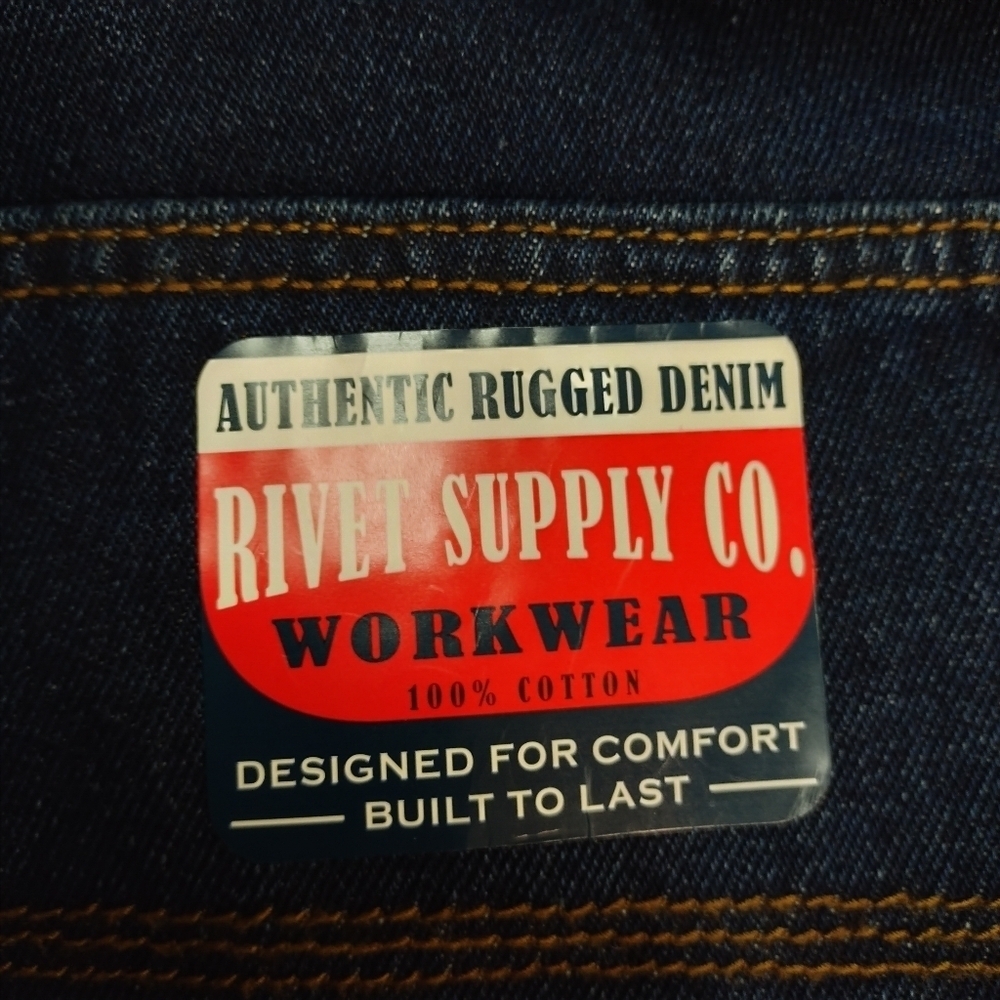 Mission Ridge 32X32 Men's Blue Straight Leg Jeans Sz 32X32 NWT - Picture 7 of 9